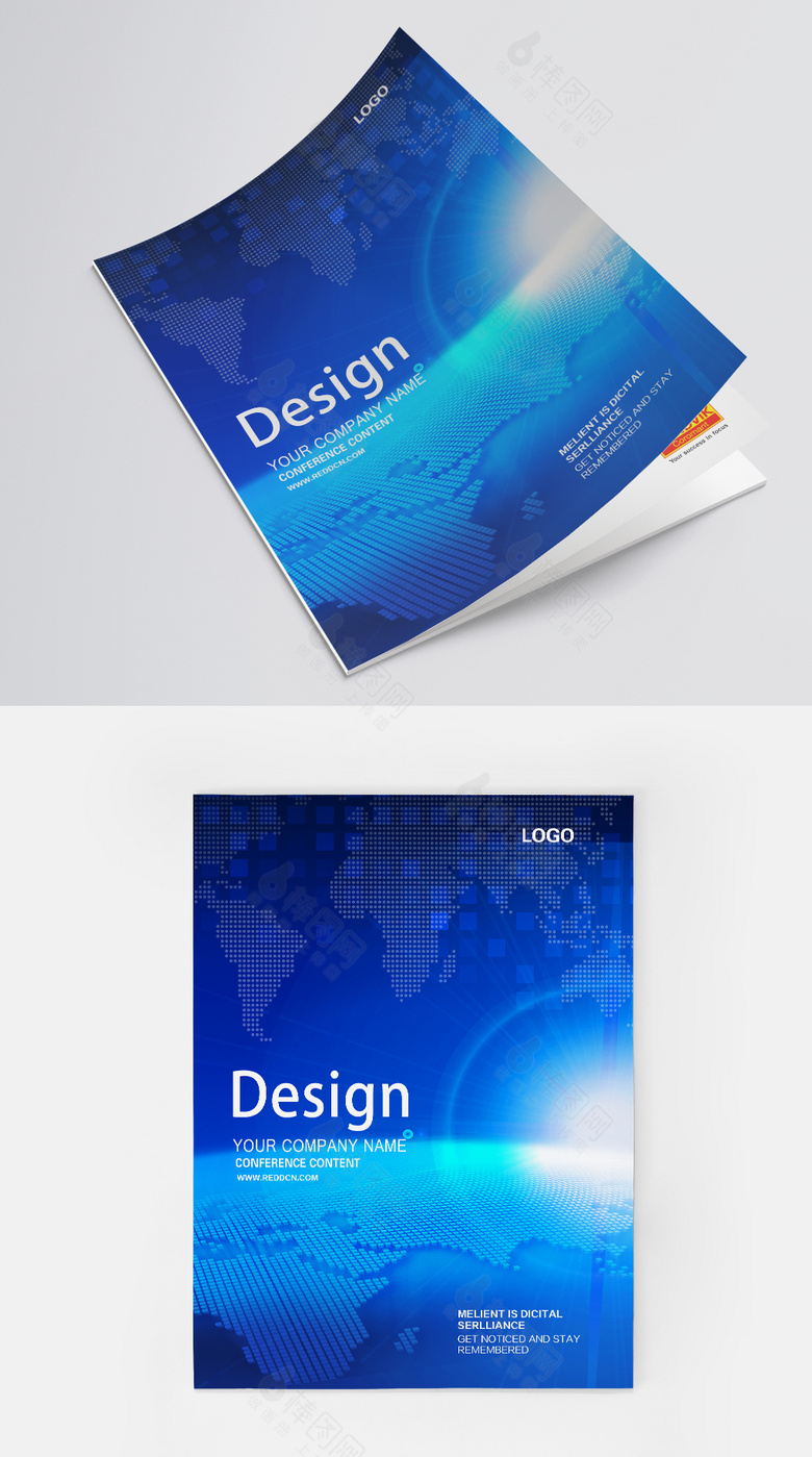 科技清新产品画册封面设计